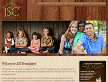 Tablet Screenshot of jscfoundation.org